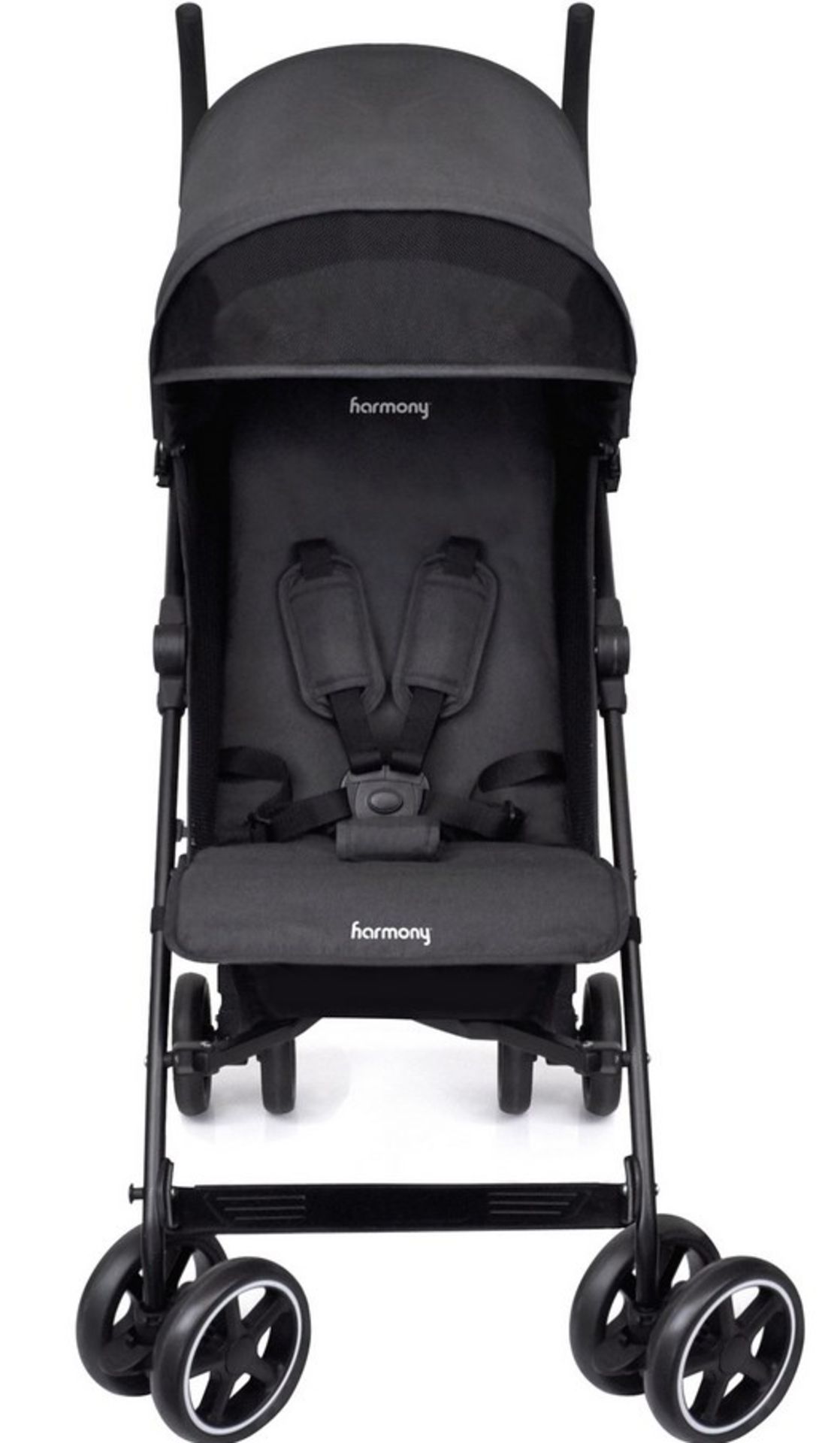 (39/2C) Lot RRP £120. 2x Harmony Odyssey Deluxe Pushchair Black RRP £60 Each. (1x Unit No Box & A... - Image 2 of 32