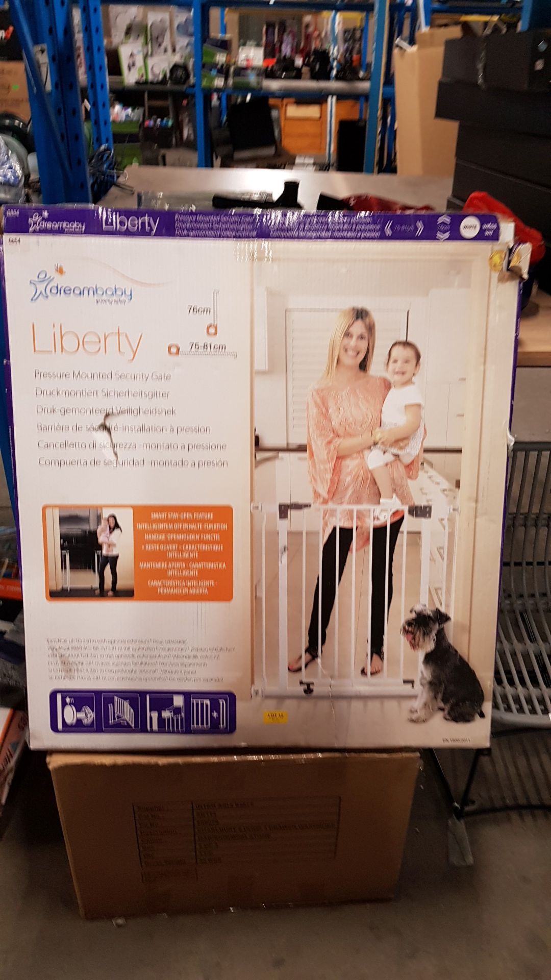 (12/6K) Lot RRP £117. 3x Dreambaby Liberty Pressure Mounted Security Gate RRP £39 Each. - Image 4 of 10