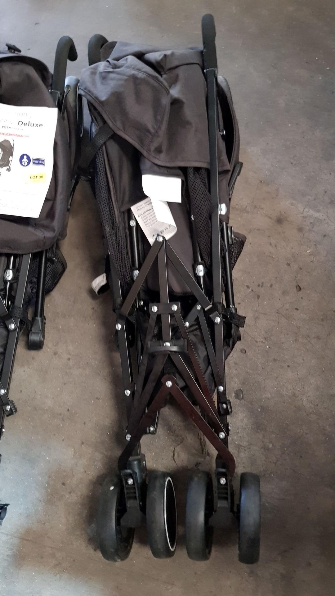 (38/2C) Lot RRP £120. 2x Harmony Odyssey Deluxe Pushchair Black RRP £60 Each (No Boxes In Lot, 1x... - Image 23 of 30