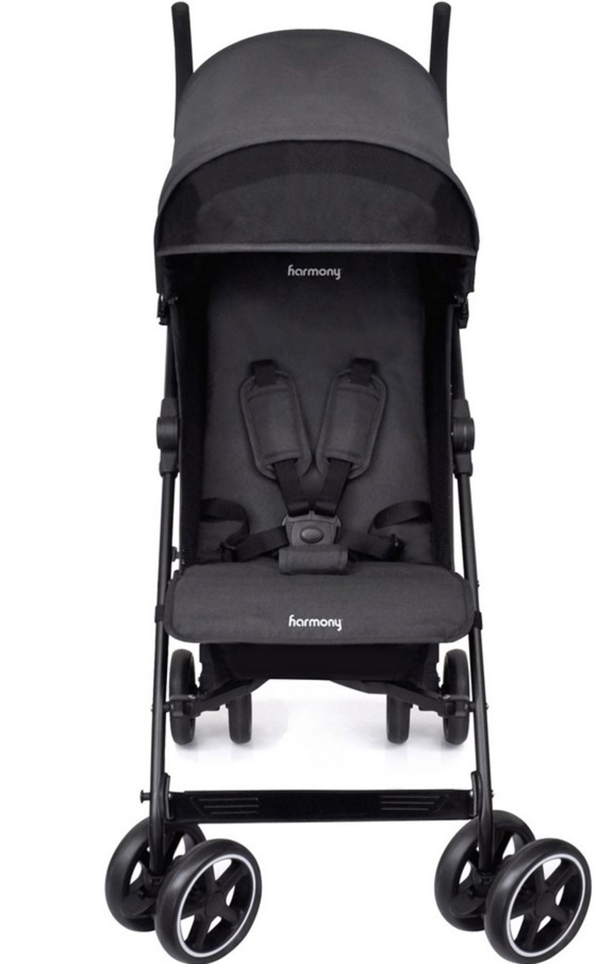 (38/2C) Lot RRP £120. 2x Harmony Odyssey Deluxe Pushchair Black RRP £60 Each (No Boxes In Lot, 1x... - Image 2 of 30