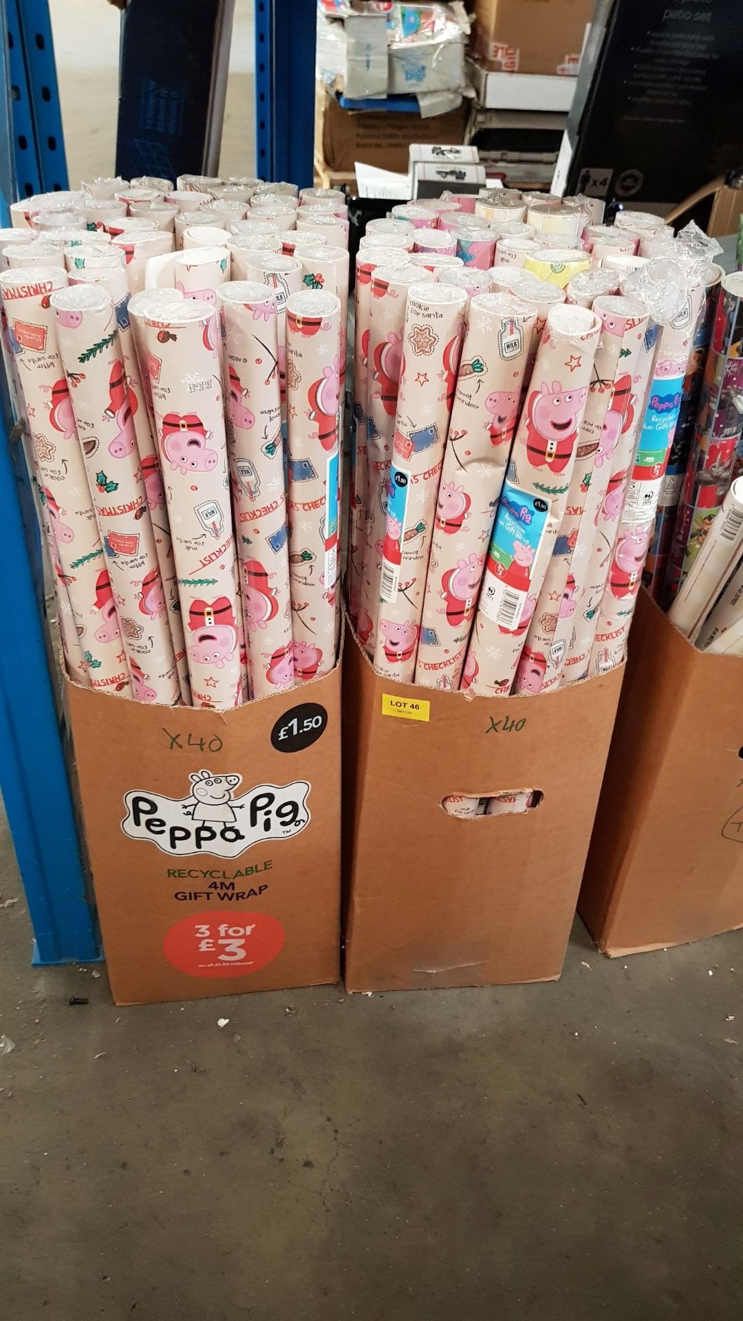 (46/1A) Lot RRP £120. Approx 80x Peppa Pig Christmas Gift Wrapping Paper RRP £1.50 Each. (Majorit... - Image 8 of 13