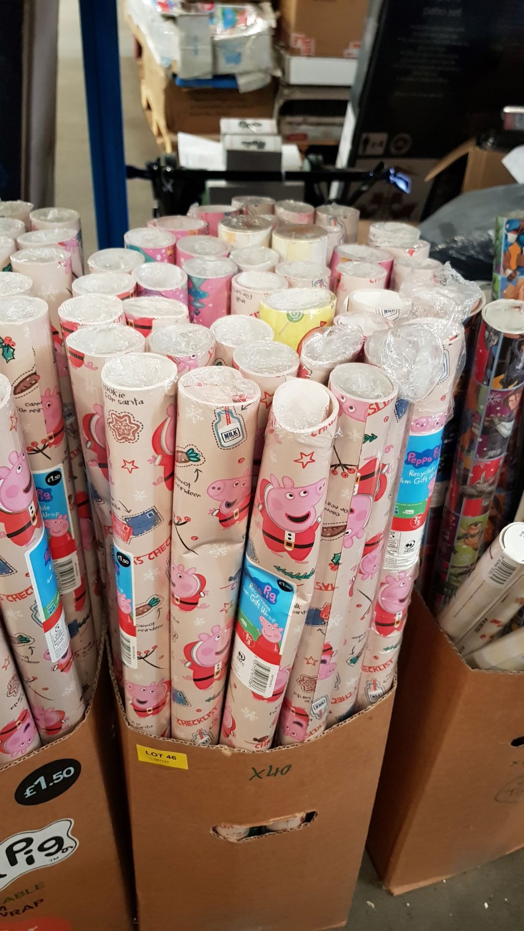 (46/1A) Lot RRP £120. Approx 80x Peppa Pig Christmas Gift Wrapping Paper RRP £1.50 Each. (Majorit... - Image 5 of 13