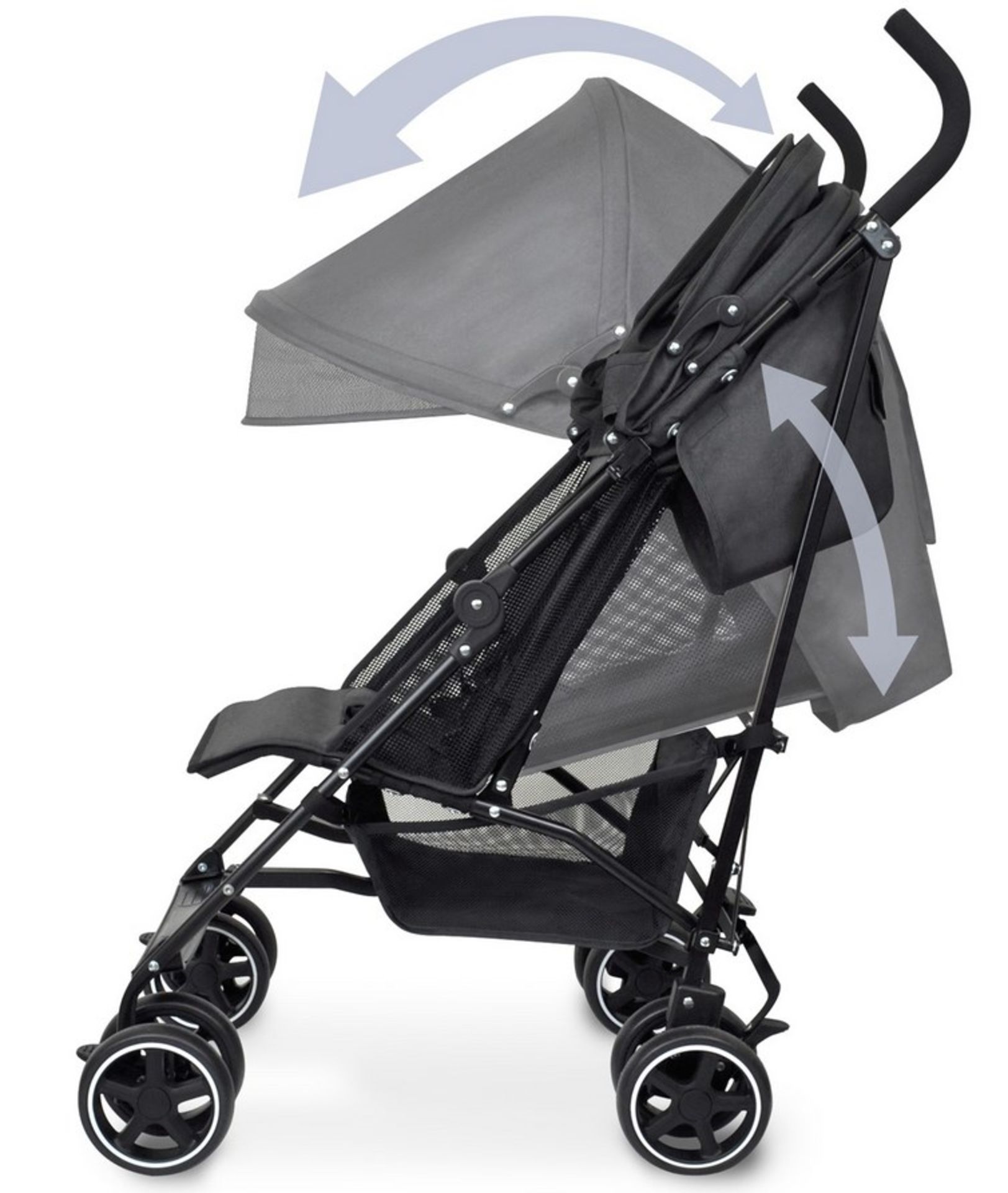 (38/2C) Lot RRP £120. 2x Harmony Odyssey Deluxe Pushchair Black RRP £60 Each (No Boxes In Lot, 1x... - Image 5 of 30