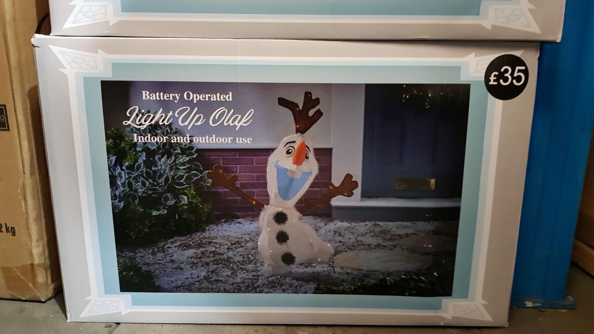 (41/1B) Lot RRP £105. 3x Disney Frozen Battery Operated Light Up Olaf Decoration RRP £35 Each. Su... - Image 8 of 8