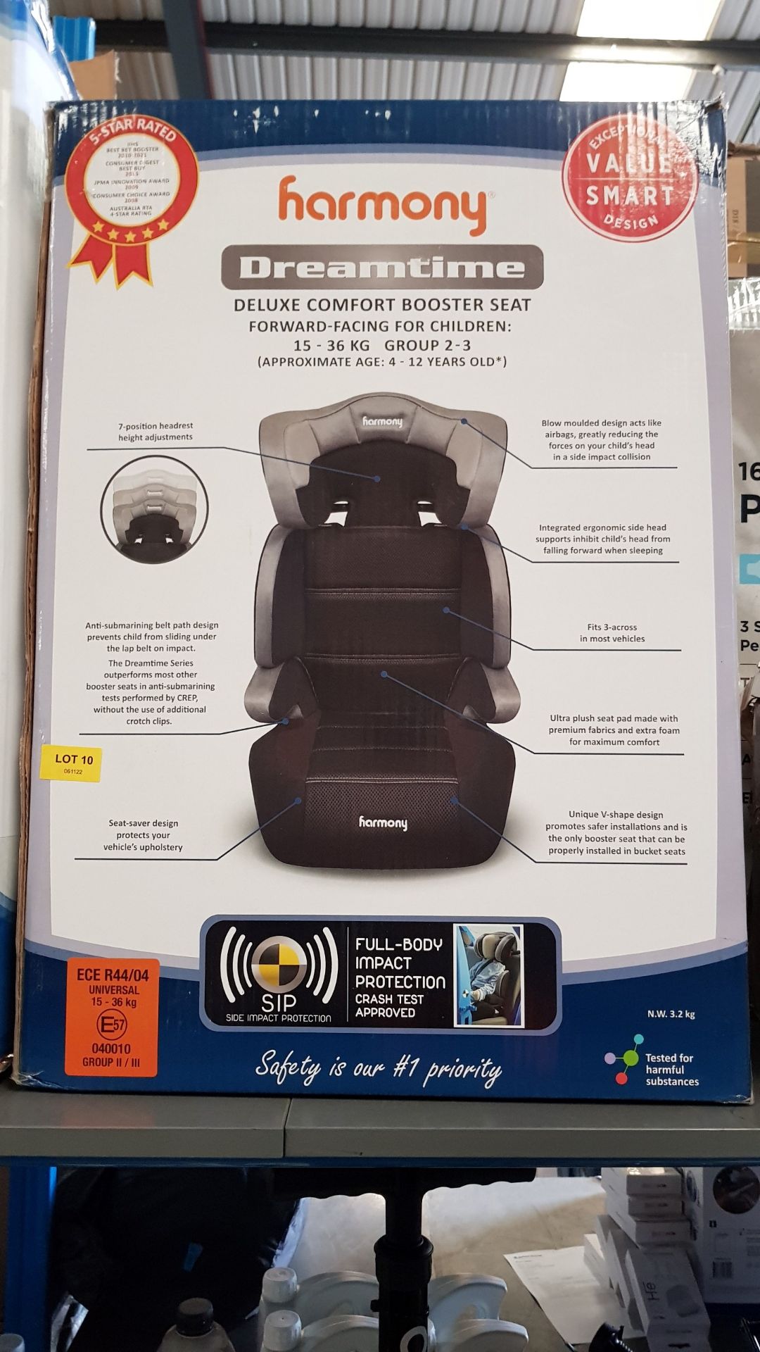 (10/1C) Lot RRP £110. 2x Harmony Items. 1x Optyma With Opty-Fix Harnessed Booster Seat Foward-Fac... - Image 9 of 18