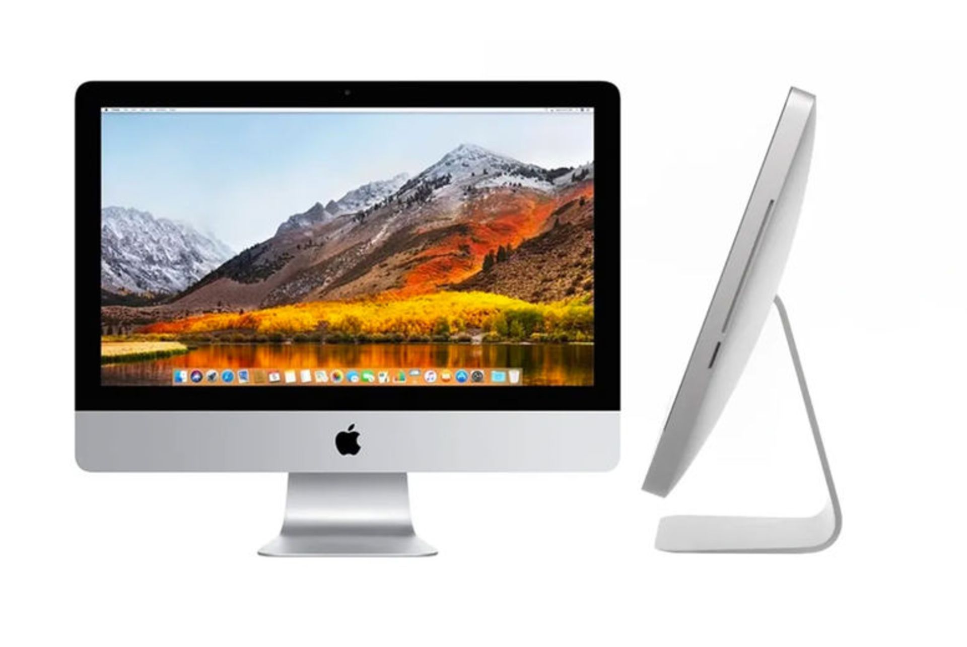 Apple iMac 21.5” OS x High Sierra Intel Core 2 Duo 8GB Memory 500GB HD Radeon WiFi Bluetooth Offi...