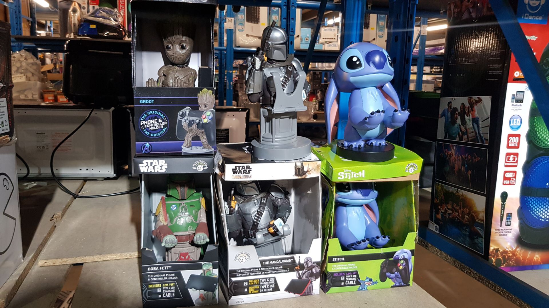 (15/5M) Lot RRP £180. 6x Cable Guys Items RRP £30 Each. 2x Disney Stitch (1x No Box). 2x Star War... - Image 5 of 5
