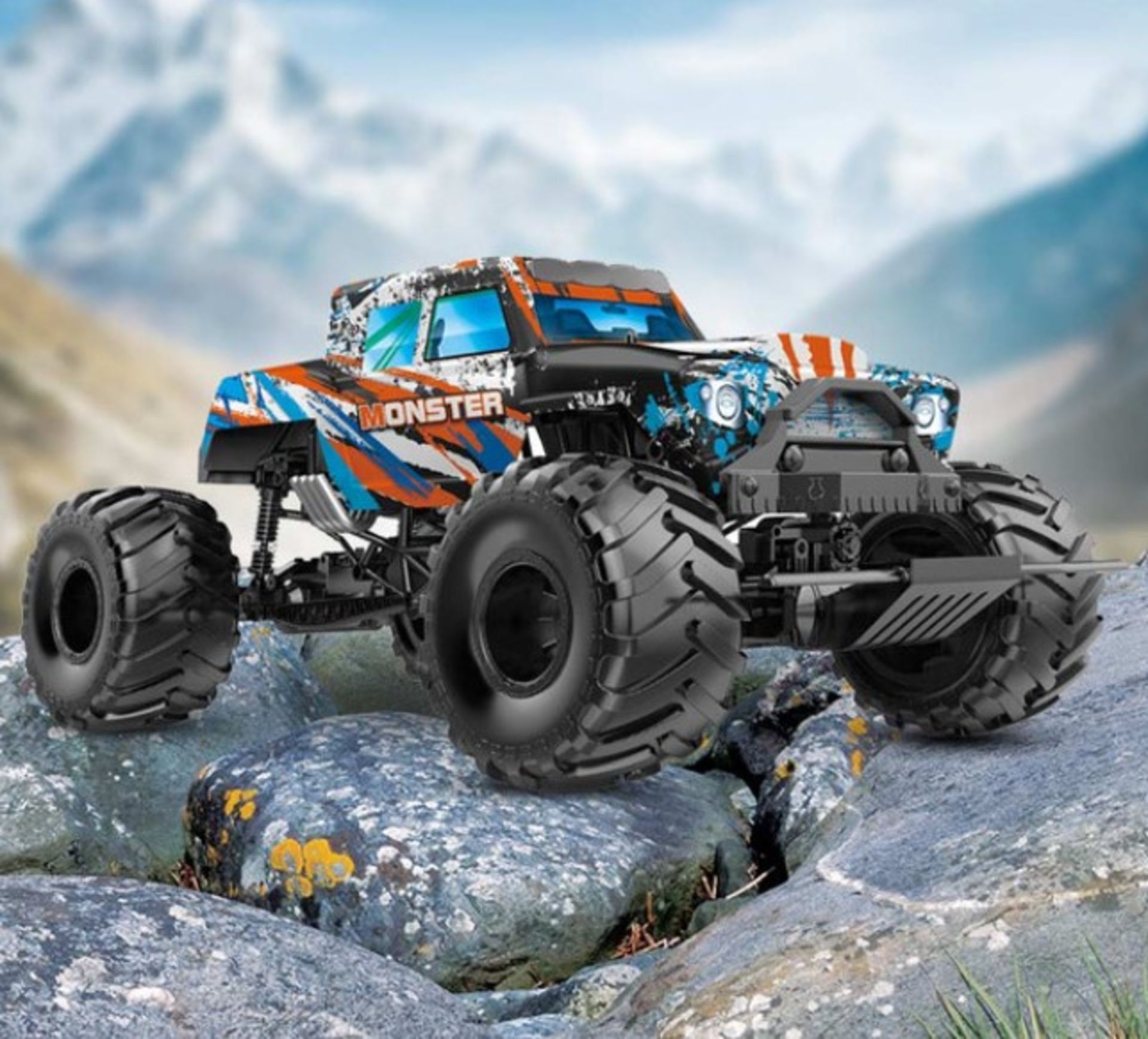 (8/5M) Lot RRP £158. 2x Red5 Rock Monster RC 4x4 RRP £79 Each. (All Units Have Return To Manufac...