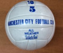 Manchester City Team Signed Football 88/89 Season