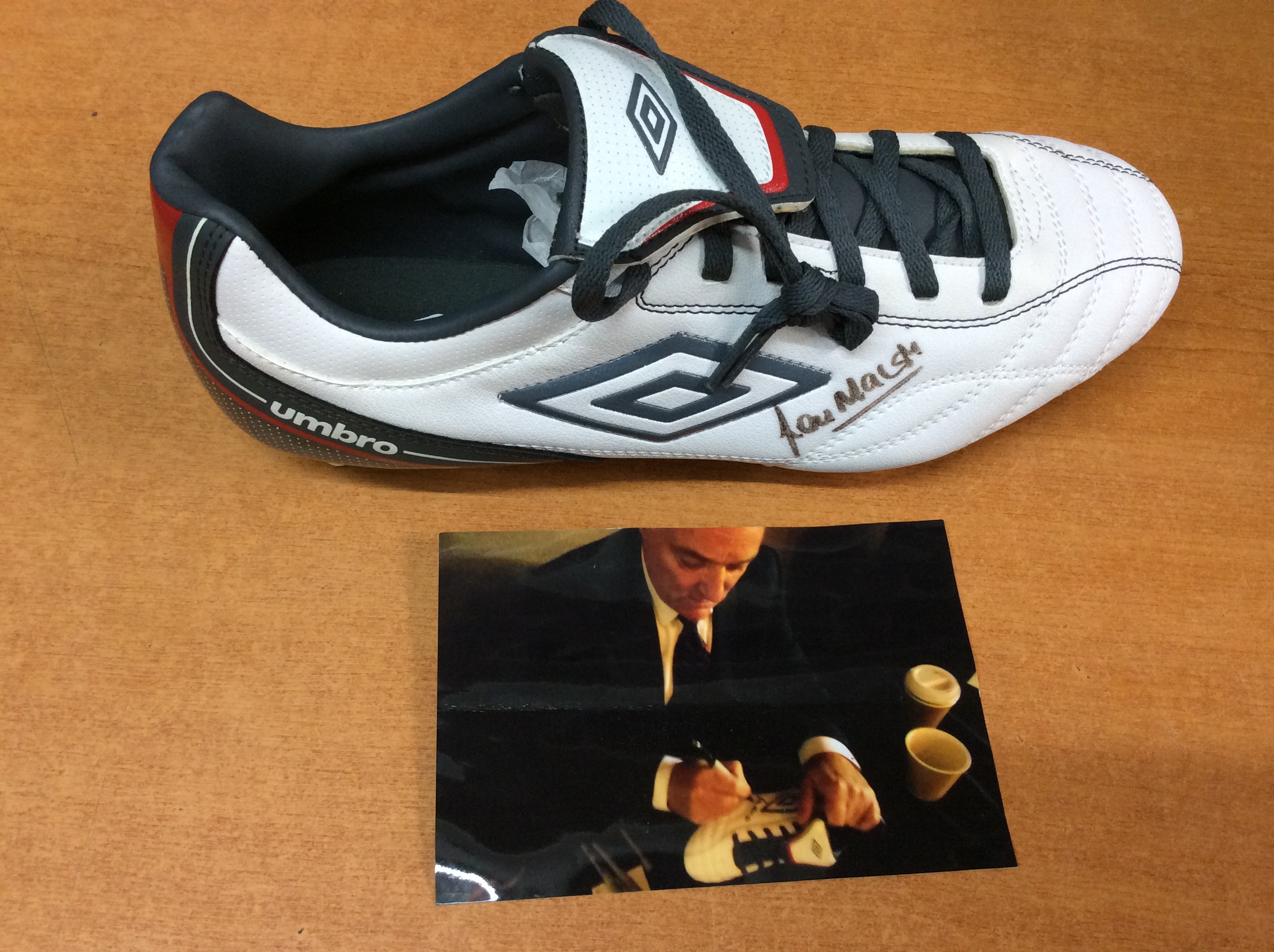 Lou Macari Signed Football Boot - Image 3 of 3