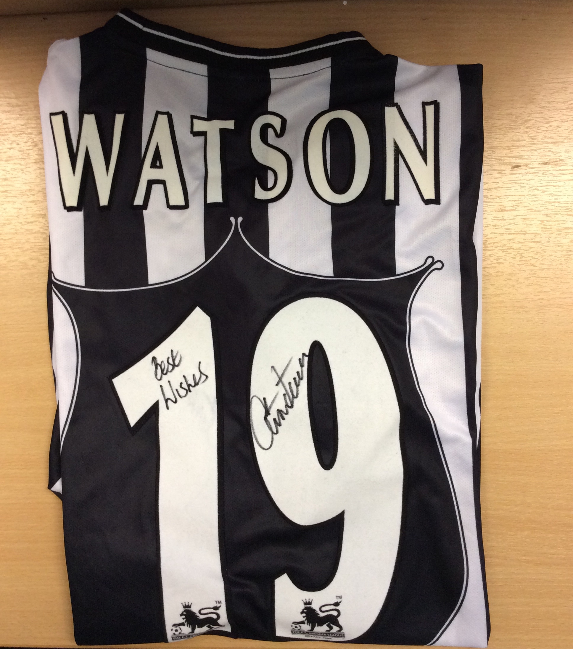 Steve Watson Signed Newcastle Shirt