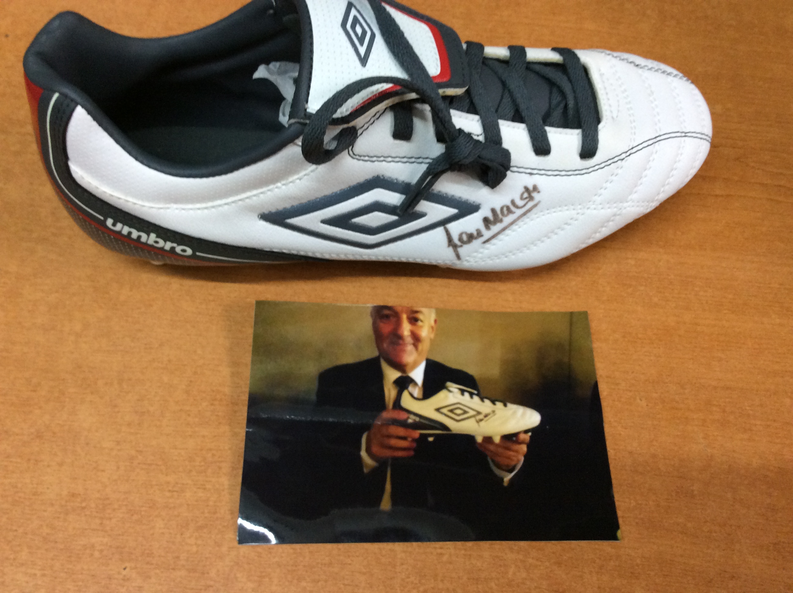 Lou Macari Signed Football Boot - Image 2 of 3