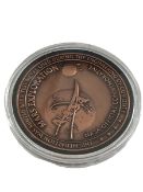 Mars limited edition lunar mission medallion - contains parts of the Mars lunar vehicle