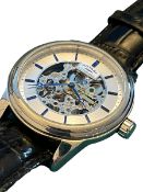Men’s Rotary Automatic Skeleton Watch