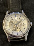 Men's Rotary Skeleton Automatic Watch