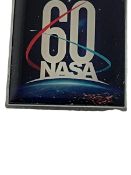 60 Years Lapel Pin With Flown Metal - Presented To Authorised Nasa Staff And Astronauts