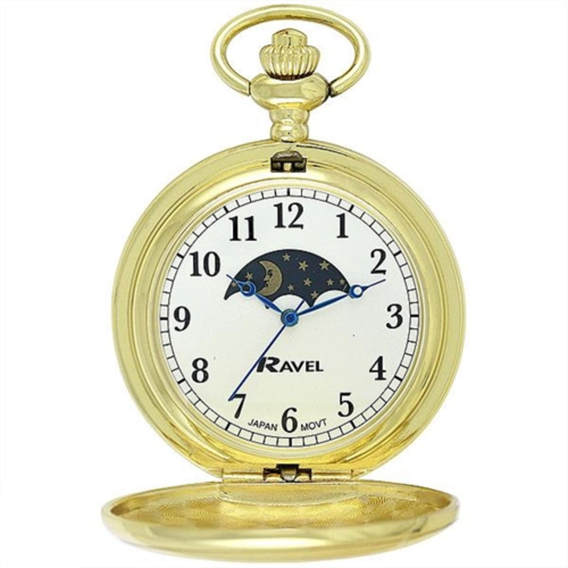 Gold Pocket Watch Sun/Moon - Surplus Stock from our Private Jet Charter