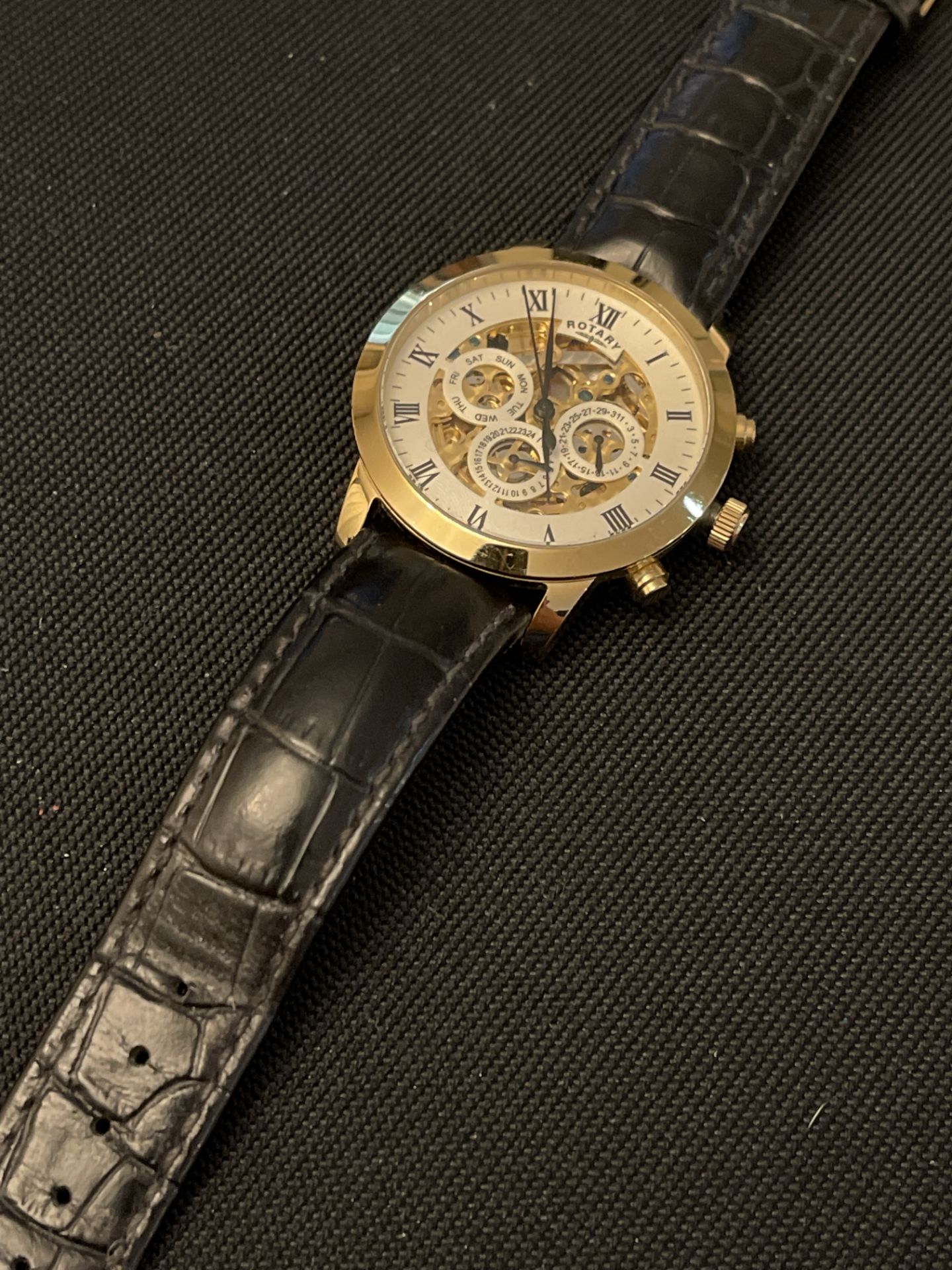 Rotary Men's' Automatic Skeleton Watch - Image 2 of 3