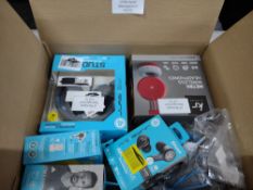 Large Assorted Box of Mixed Tech/electricals. APPROX. RRP £200 - £500. - GRADE U