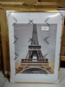 Large Gold edge picture frame and picture. RRP £25 - GRADE A
