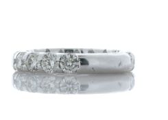 Platinum Full Eternity Diamond Ring 2.25