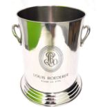 Silver Champagne/Prosecco Cooler/Ice Bucket Louis Roederer NEW