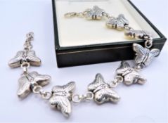 Sterling Silver Butterfly Bracelet