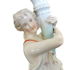 Circa 1790's Joseph-Gaspard Robert French Porcelain Candle Holder