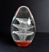 Art Glass Paperweight 13cm High