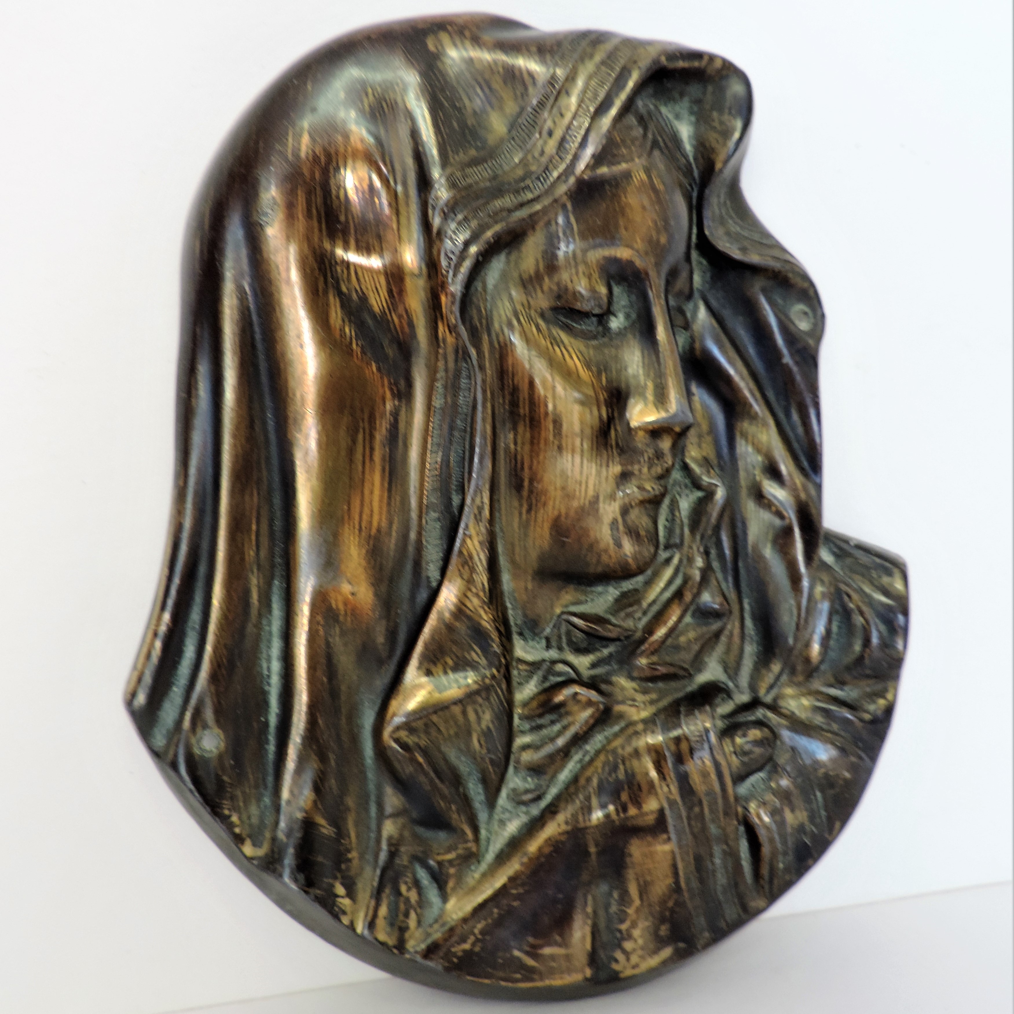 Vintage Virgin Mary Wall Plaque - Image 2 of 3