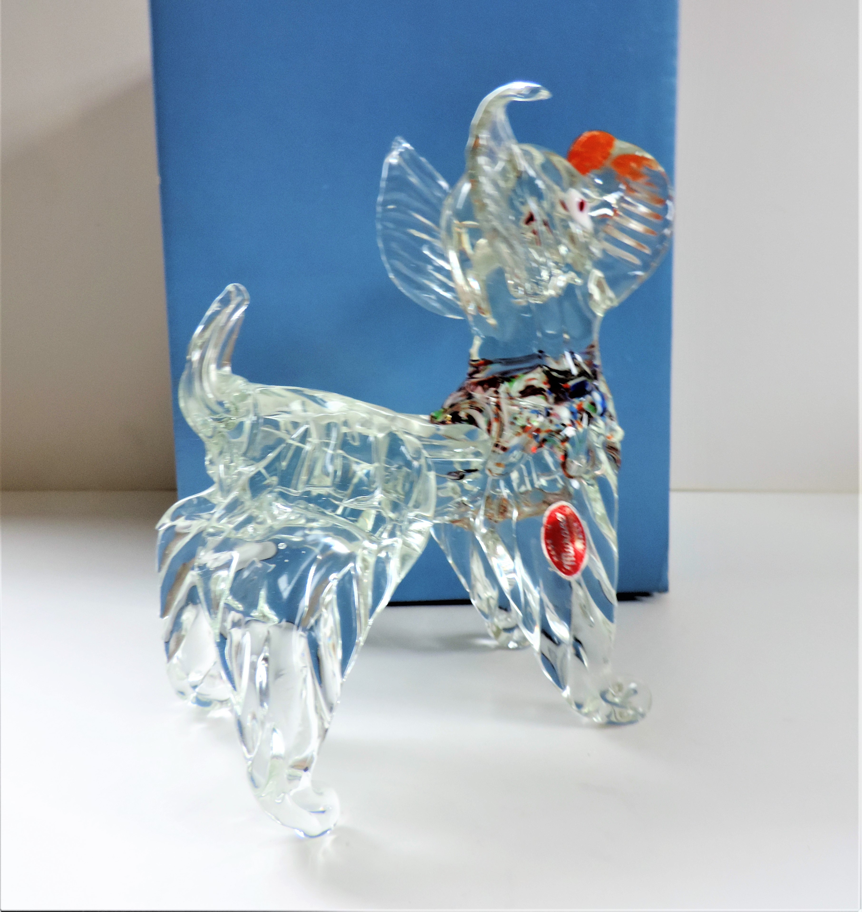 RARE Vintage Murano Scottie Dog circa 1950's Large 20cm High - Image 2 of 5