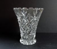 Vintage Crystal Vase 19cm High