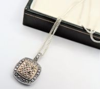 Diamond Pendant Necklace with Gift Box
