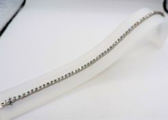 Sterling Silver Cubic Zirconia Tennis Bracelet New with Gift Box