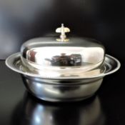 Antique Silver Plate Muffin Dish