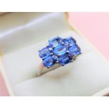 Sterling Silver 4ct Tanzanite Ring New with Gift Box