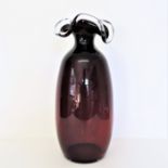 Studio Hand Blown Art Glass Vase