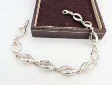 Sterling Silver Oval Link Bracelet