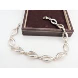 Sterling Silver Oval Link Bracelet