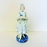 Circa 19th Century Vion et Baury Paris France Porcelain Figurine