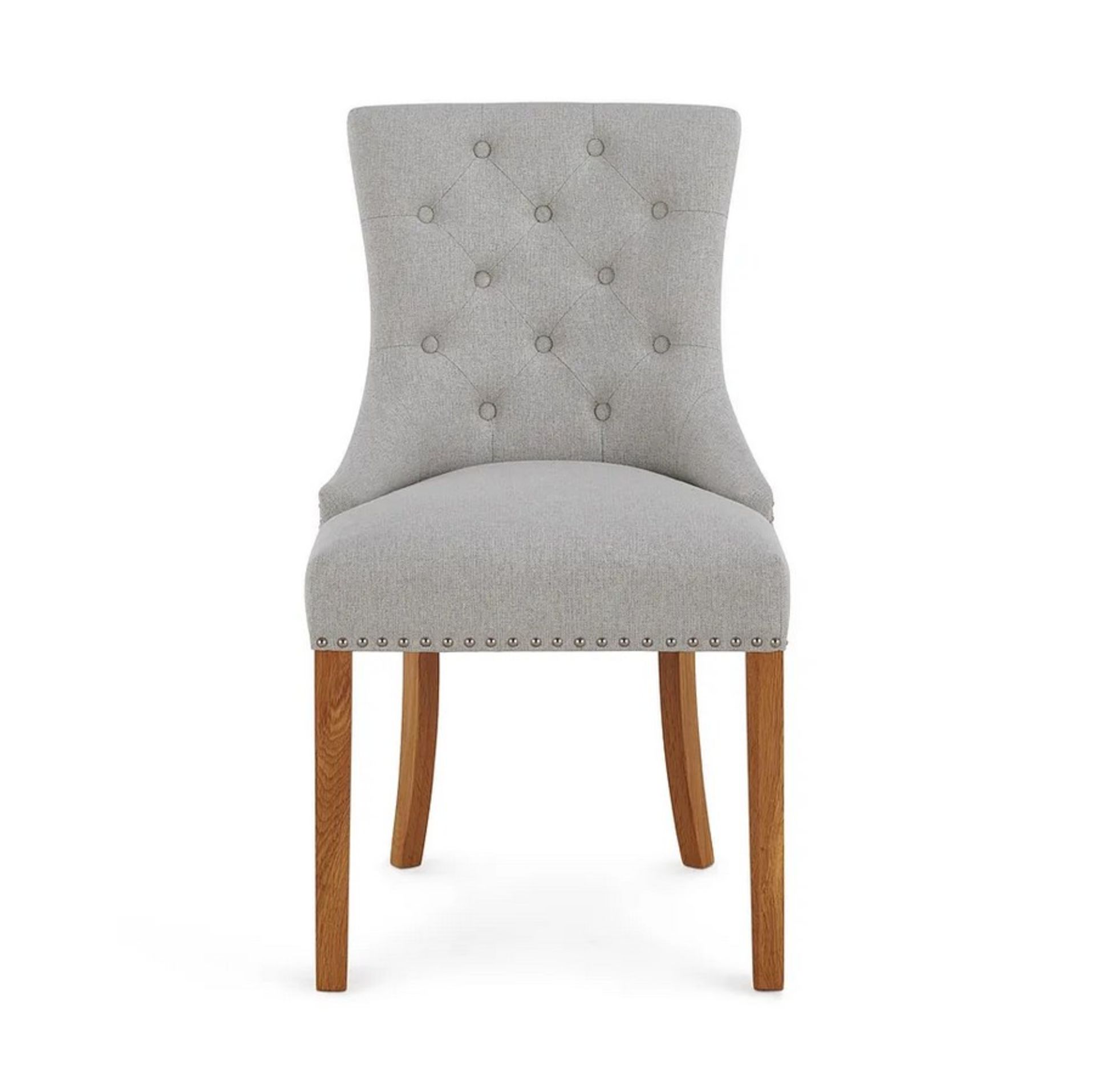 (24/Mez) Lot RRP £190. 2x Viven Button Back Chair In Cream Fabric RRP £95 Each. Dimensions: (H90x... - Image 2 of 13