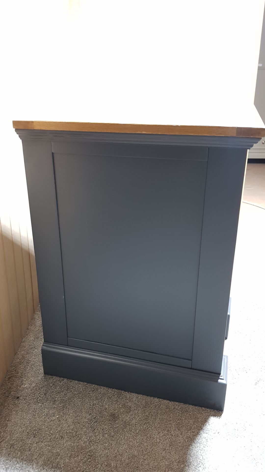 (12/Mez) RRP £549.99. Highgate Rustic Solid Oak And Painted Desk. Dimensions: (H82x W145x D60cm).... - Image 9 of 25