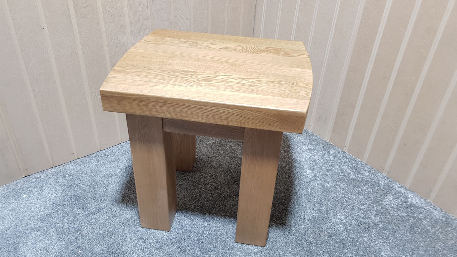 (21/Mez) RRP £349.99. Hercules Rustic Solid Oak Nest Of Tables. Dimensions: (H63x W81x D41cm). (A... - Image 14 of 15