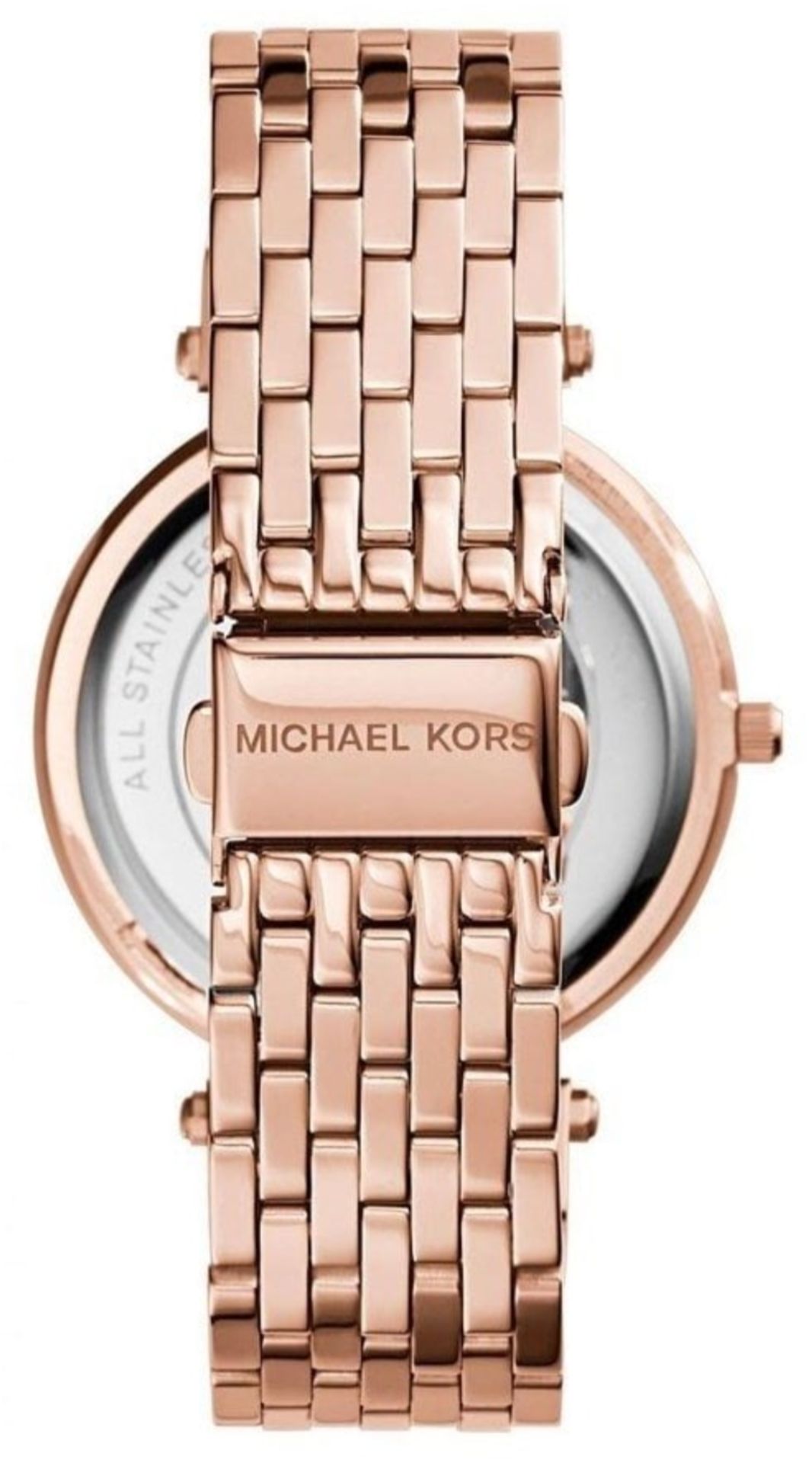 Michael Kors MK3399 Darci Rose Gold Crystal Bezel Ladies Watch - Image 3 of 8