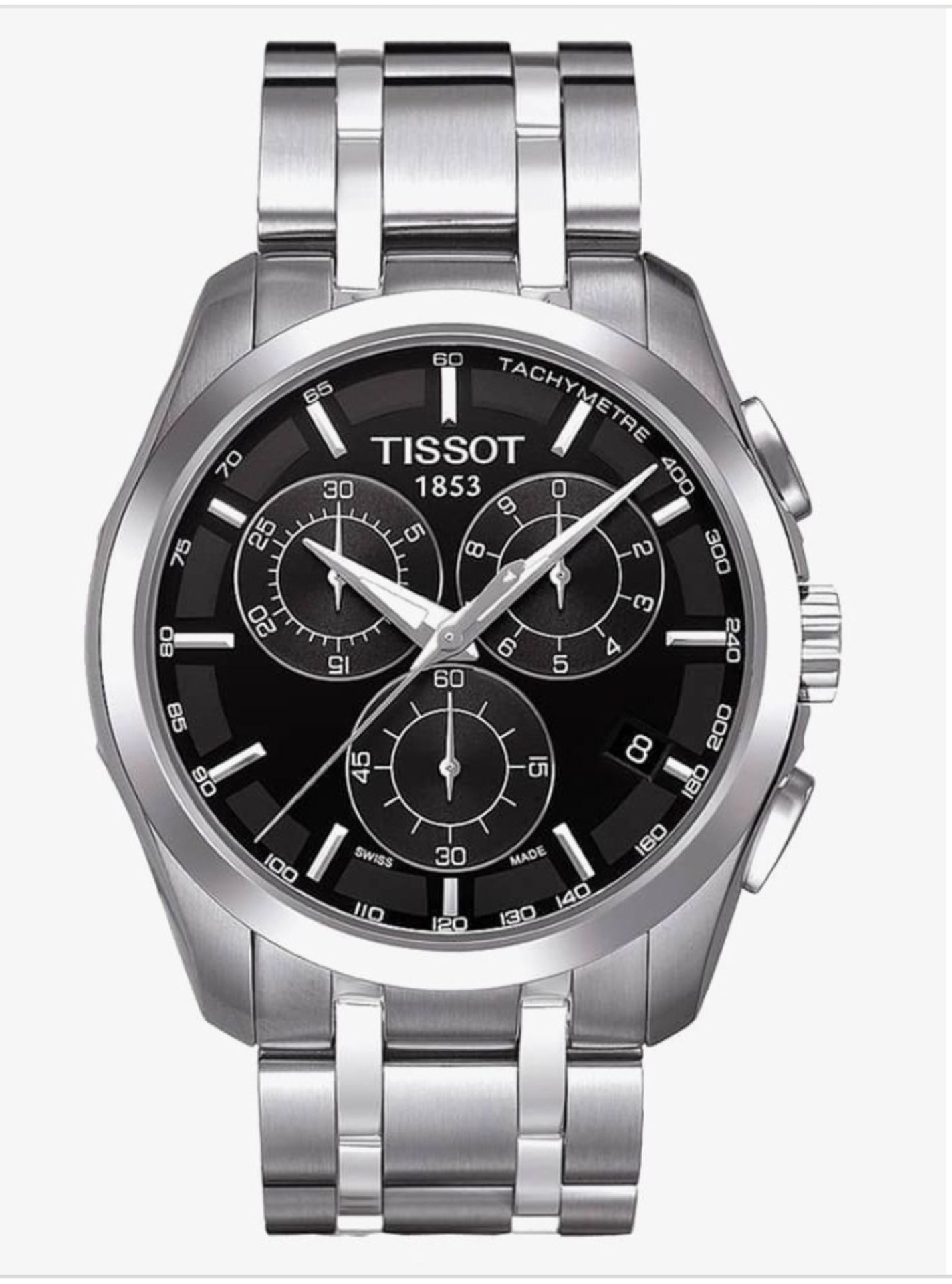 TISSOT T035.617.11.051.00 Men's Couturier Quartz Chronograph Watch