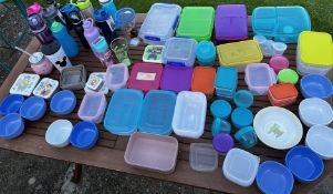Job Lot - New & Used Plastic Containers, Tupperware & Drinks Bottles + Kids Bowls