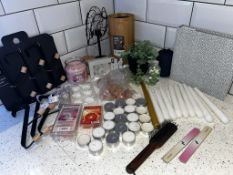 Domestic Home & Beauty- Door Hangers, Yanky Candles, Salt Rocks, Nail Files, Photo Album & Housew...