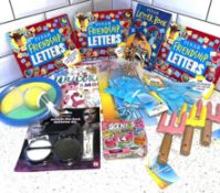 Childrens Pixar Learning Books, Toys, Garden Gloves & Forks, Slim, Face Paint Set, Wind Mills etc