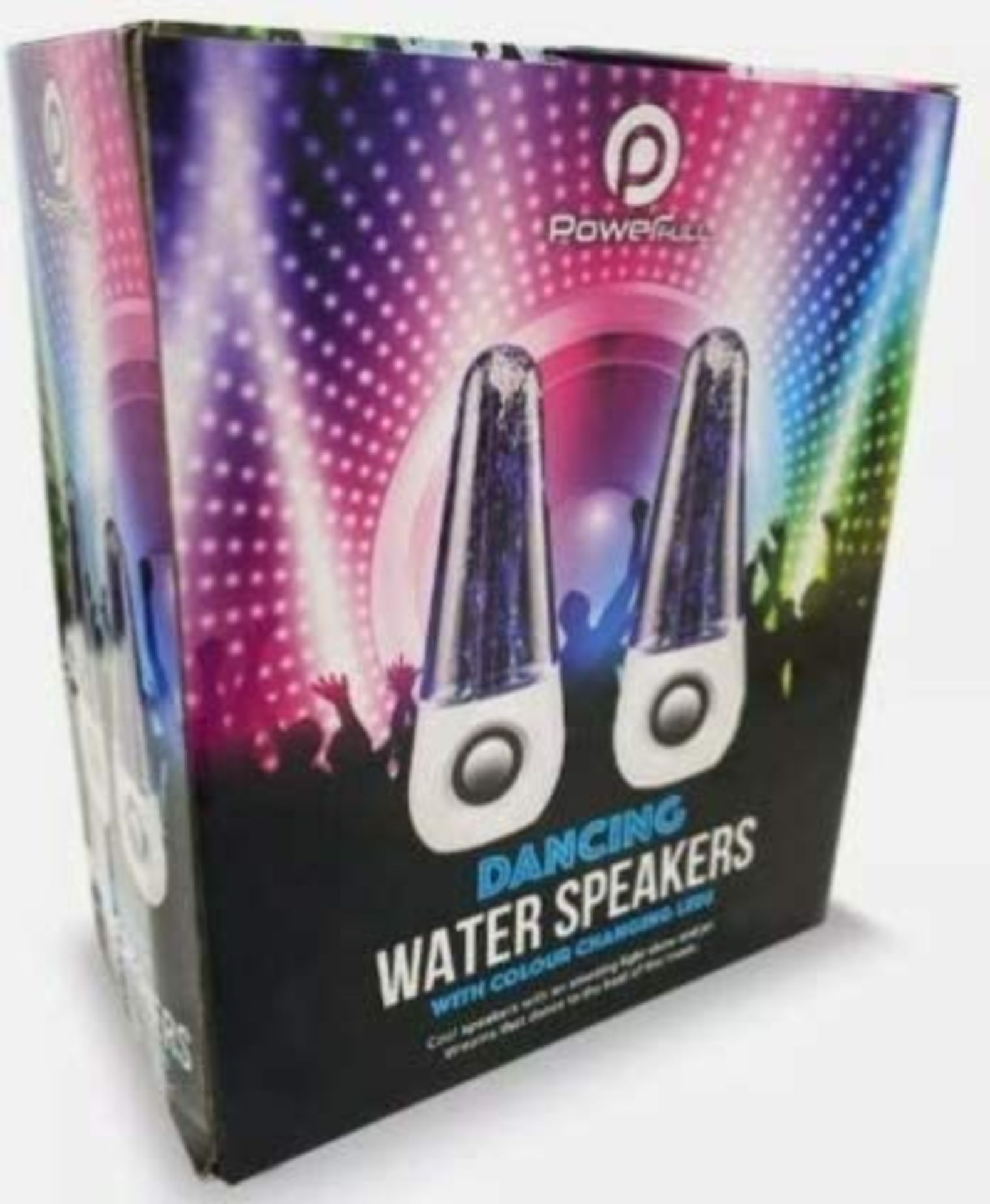 Dancing Water Speakers, Colour Changing LED Lights, 5 Jet Streams