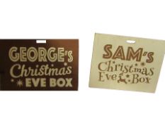 700 x Christmas Eve Personalised Name Plates RRP 1.99 ea.